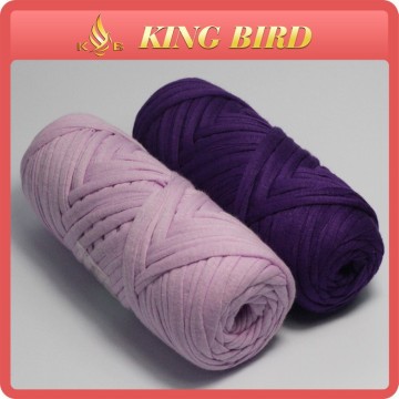 China supplier recycled Yarn For T-shirt in purple