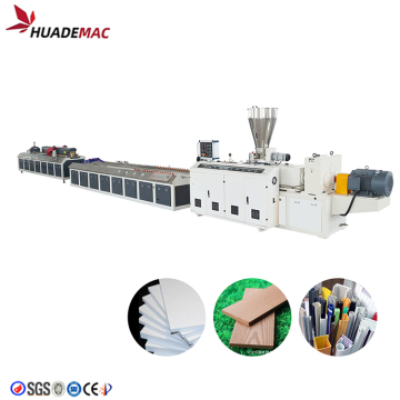 wpc wood plastic composite making machine