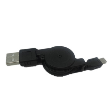 Retractable USB to Micro-USB Charge & Sync Cable