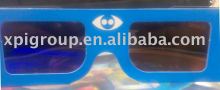 3D glasses/printed paper 3D glasses/Amber+Blue 3D glasses