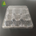 cajas de cartón de 9 envases de plástico transparente