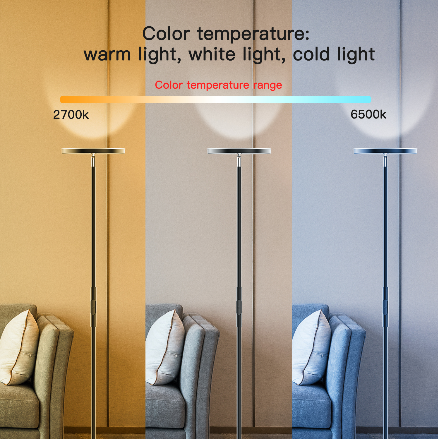 wi-fi smart led candeeiro de pé wifi smart led Floor lamp