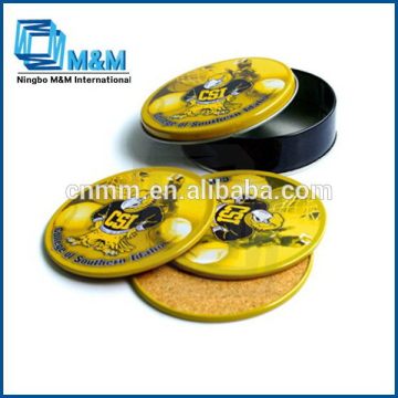 Tin Coaster Thermal Food Plate