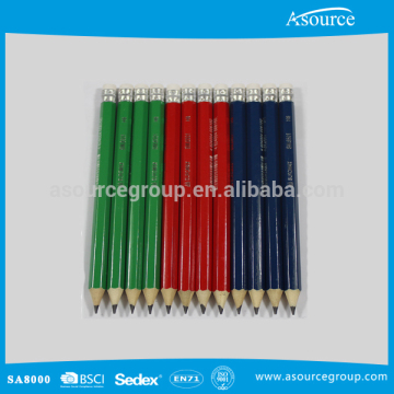 Promotional Wooden Mini Pencils with Eraser