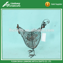 home ornament cock iron decoration