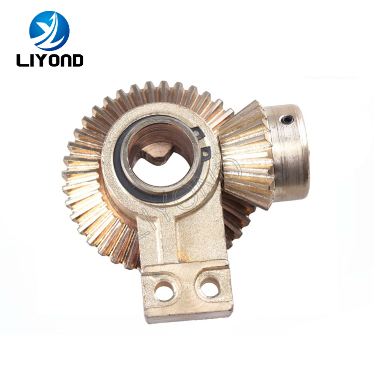 Earthing Switch Bevel Gear With Iron and zincing switchgear parts