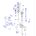 COPERTURA SERBATOIO OLIO IDRAULICO Komatsu PC200-8 20Y-60-41162