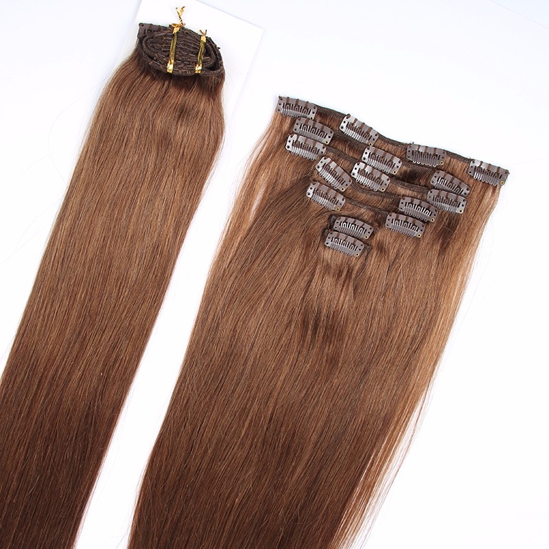 Dropshipping Russian Virgin Remy Hair Human Hair Extension De Cabello Natural Brazilian Hair 6A 7A 8A Remy 10A Remy 1 Piece