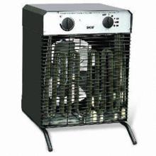 Industrial Fan Heater with 4 Heat Settings, Adjustable Thermostat Control