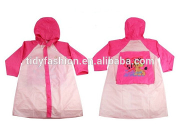 Waterproof Durable Vinyl Kids School Bag Raincoat