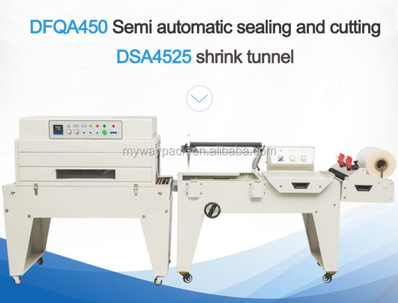 Semi Automatic heat sealing Shrink Wrap Machine by POF material , shrink wrapping machine supplier