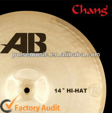 CHANG AB Series Hi -Hats 14" Drum Cymbals