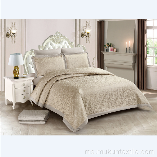 Reka bentuk yang bagus Polyester Berat Berat Chenille Jacquard Bedding