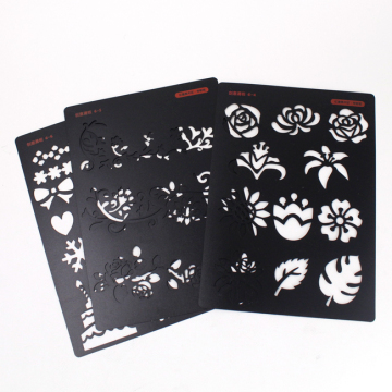 Custom Laser Cut Plastic Stencil for Painting - Flower Design