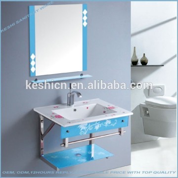 Basin stent with flower patern basin