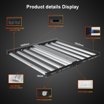 AGLEX 1000W SAMSUNG LM281B Lumière de croissance intérieure