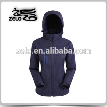 Trendy design high quality fit softshell jacket for women windproof