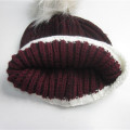 Custom Cuff Pompom Winter Hat