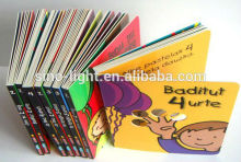 Cheap Cardboard Paper 4C/4C UV Vanish Printing Book Children Carton Read Book Factory Custom