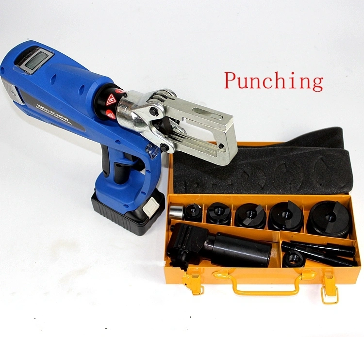 Igeelee Battery Powered Crimping Tool Bz-60unv Cutting, Crimping, and Punching, Multi-Function Battery Powered Tool