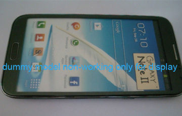 Black Display Dummy Mobile Phones For Samsung Galaxy Note 2 Ii