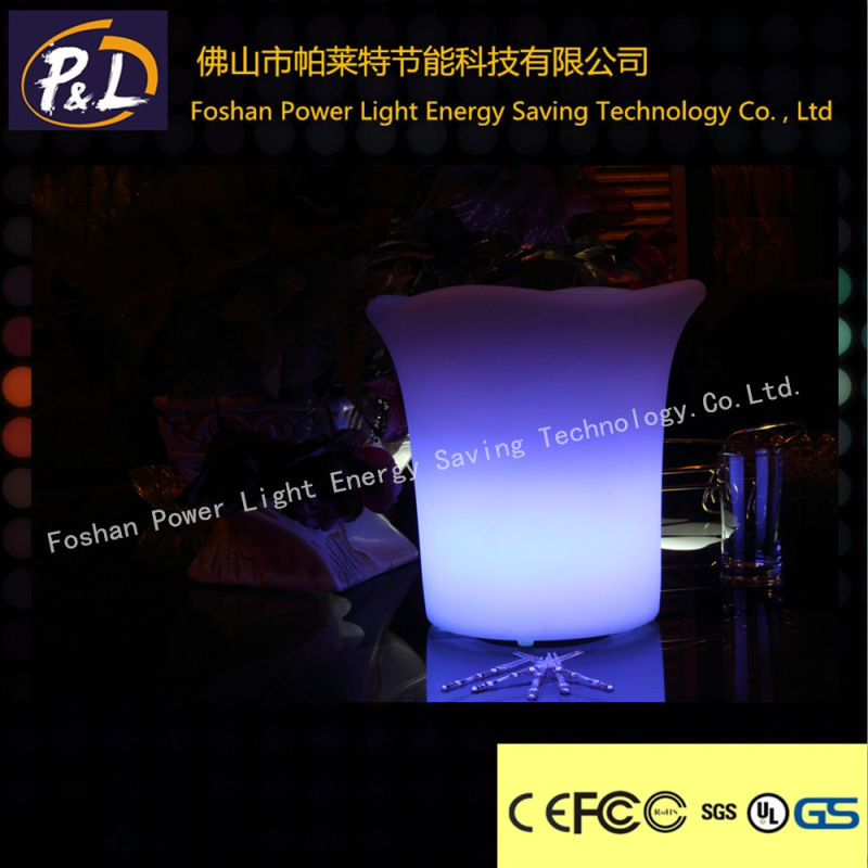 LED Color Changing Lighting Wine Display LED Ice Cooler