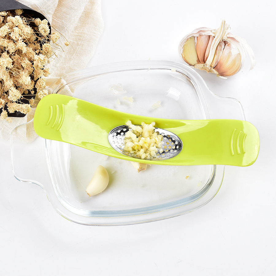 garlic press stainless steel