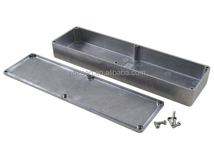 Caja de caja de aluminio fundido a presión caja de conexiones impermeable de aluminio pequeña eléctrica hammond 1590 carcasa electrónica para pcb