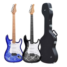 Kaysen Electric Guitar With Paisley Pattern KST218