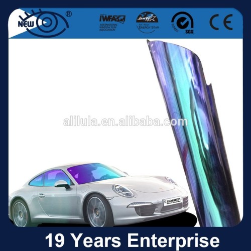 High UV block skin care reflective chameleon car window tint film