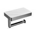 Stainless Steel Gunmetal Holder With Shelf