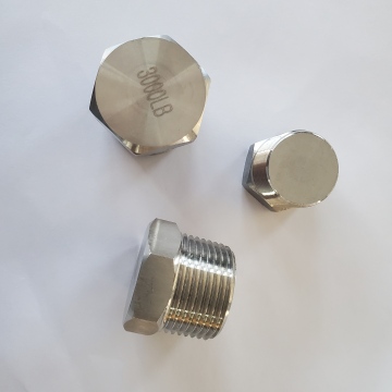 Forged steel CNC stainless steel hexagonal plug 3000LB