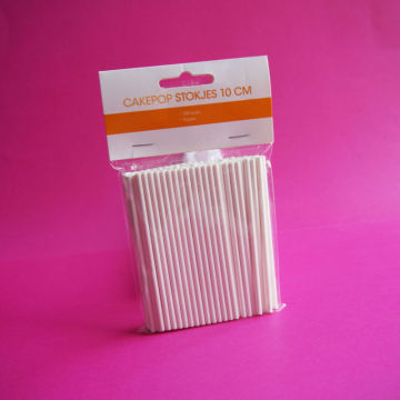 Clear candy paper sticks lolly sticks