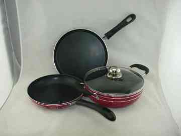 Aluminum Saute Pan/Non-Stick Wok