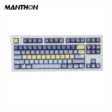 132 Keys Moon Rabbit PBT Dye Sublimation SOA Profile Keycaps