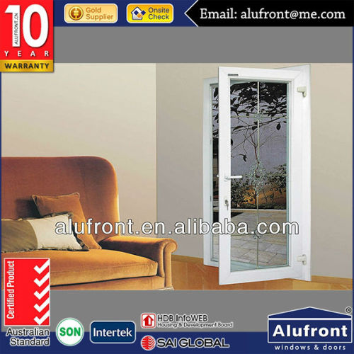 Aluminium Framed Swing Door with Locks