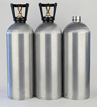 Customized High Pressure Aluminium CO2 Gas Cylinder