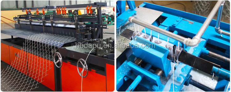 Semi automatic chain link fence weaving making machine with low price