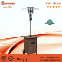 Cuboid Wicker patio heater