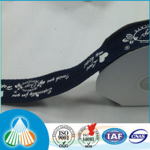 colorful satin braided label poly cotton ribbon