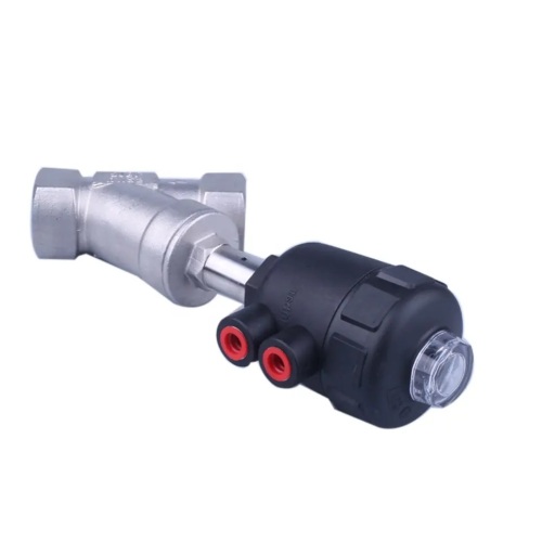 Stainless Steel 304 Thread Pneumatic Angle Seat Valve