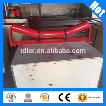 Carbon steel material conveyor roller for coal mine conveyor system JMS307