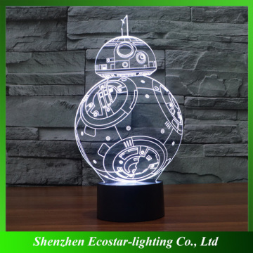 Touch Sensor 3D LED Night Light,3D LED Table Night Light