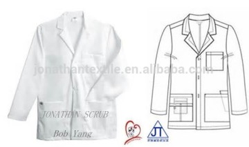 white lab coat / hospital clothes for nurses/lab coat wholesales / medical uniform