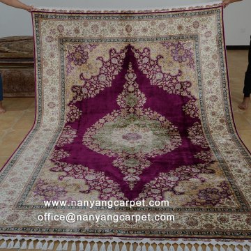 6.56'x9.84' Handwoven Silk Iranian Carpet