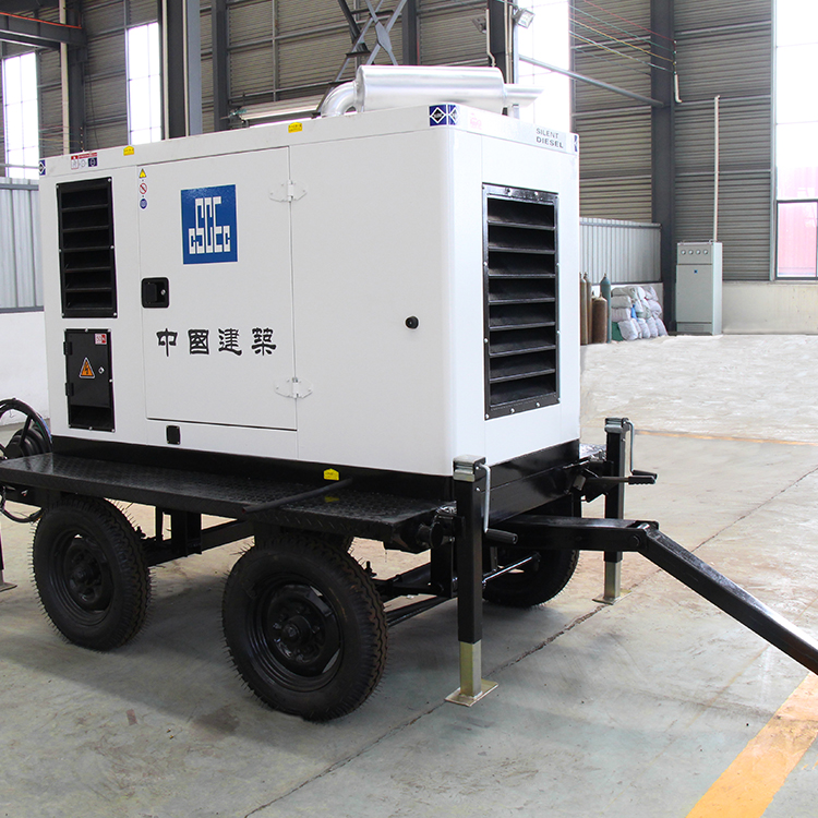 Factory 380v 220 volts 45kva Mobile Silent Type 36kw Diesel Generators Set Genset