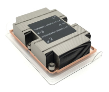 1U Server CPU Cooler for Intel with Heat Pipe Copper Heat Sinks