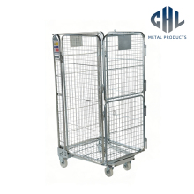 Foldable Wire Mesh Roll Container