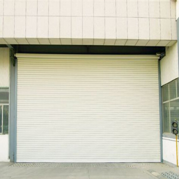 Industrial aluminum rolling shutter door