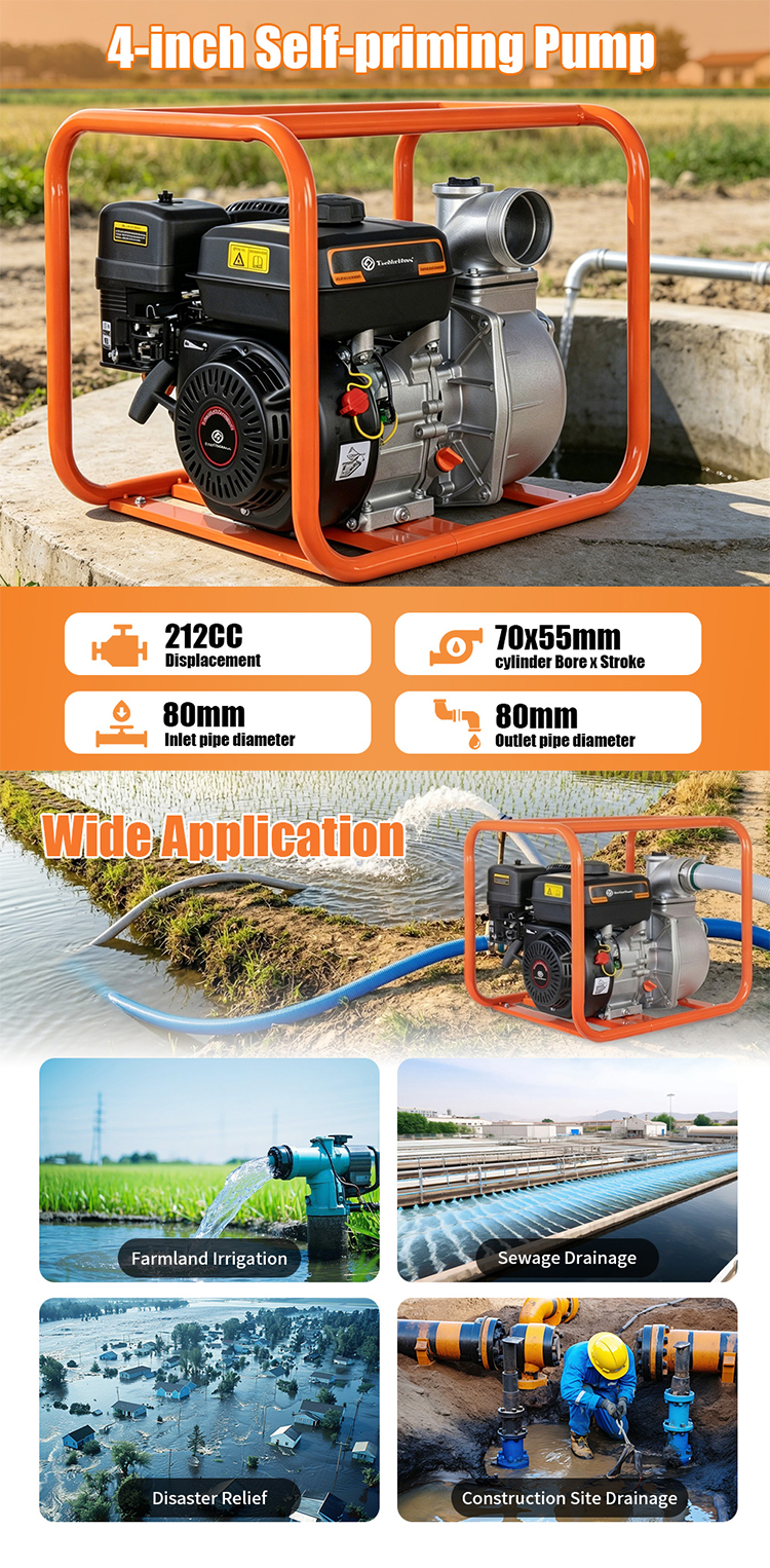 Bomba de agua de gasolina TKH100-26(13) TKH100-26 Gasoline Water Pump(13)